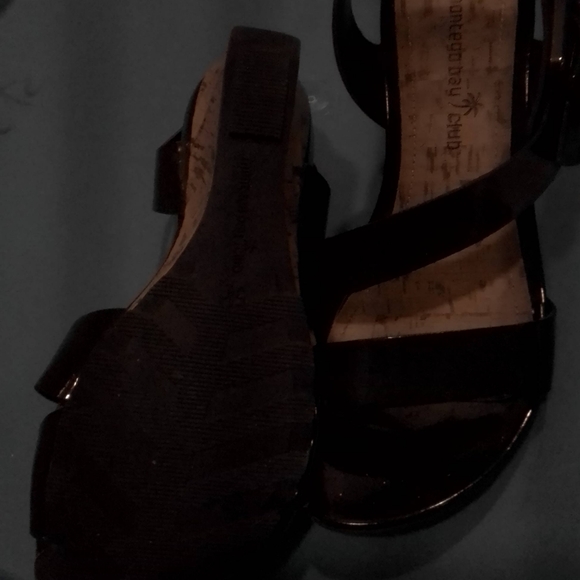 908-34) Montego bay club women's strappy cork wedge - Picture 8 of 8